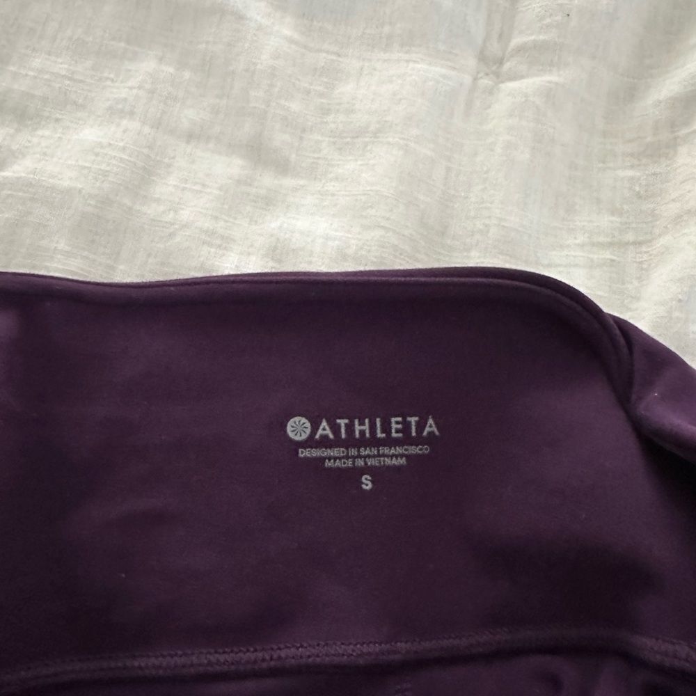 Athleta Women’s Small Purple Shiva 7/8 Cutout Leggings - Picture 4 of 8